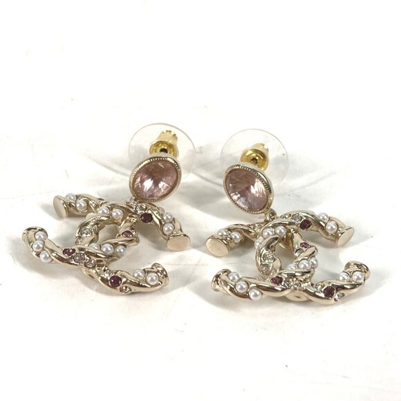 CHANEL Gold Earrings